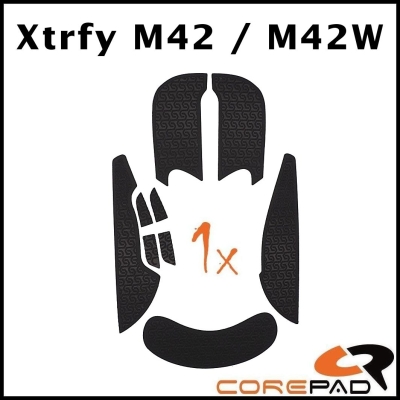 Corepad Soft Grips #767 noir XTRFY M42 Wired / M42W Wireless